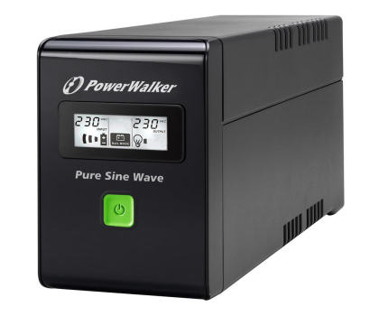 UPS (zasilacz awaryjny) IMPAKT NEW UPS POWER WALKER 600VA 2X PL 230V, PURE SINE WAVE